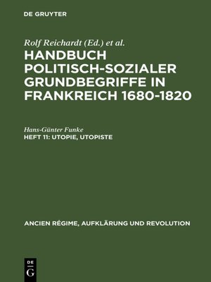 cover image of Utopie, Utopiste